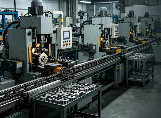 Intelligent‑Driven Production Upgrades Quality｜Shijia Motorcycle‑Parts Automatic Production Line Boosts Efficiency, Monthly Output Exceeds 650,000 Sets